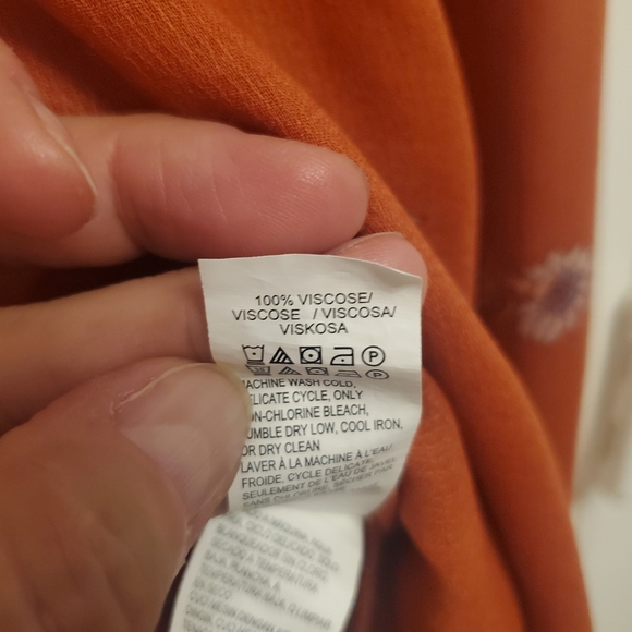 LUCKY BRAND top, Rusty orange size S - Picture 5 of 5